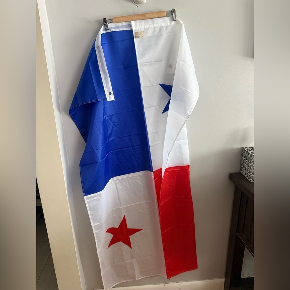 Panama National Flag with Grommets Red White Blue Outdoor Indoor Display